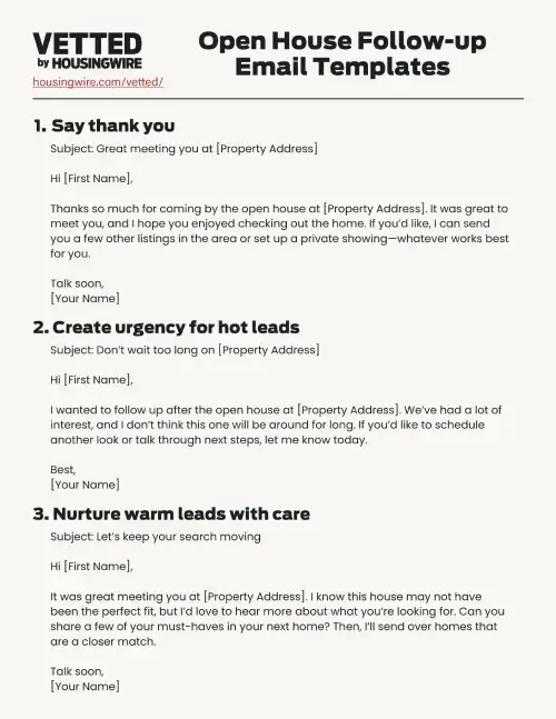 Page one of Vetted by HousingWire